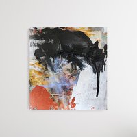 Cloud Cover in Black | 9"x 9"