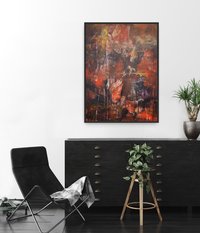 Embers After | 40" x 30"