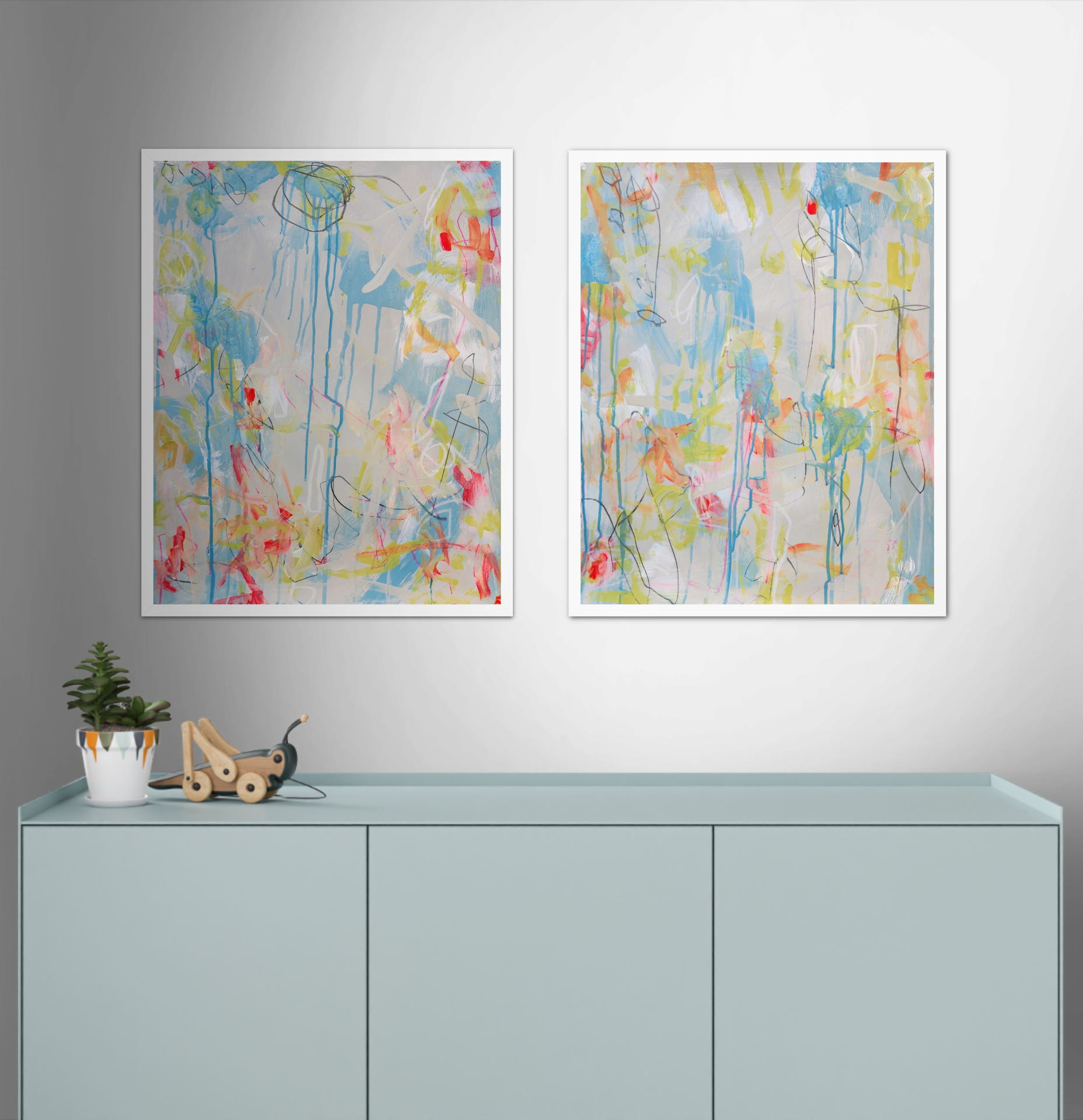 Boy Girl Party 1 | 24"x19"