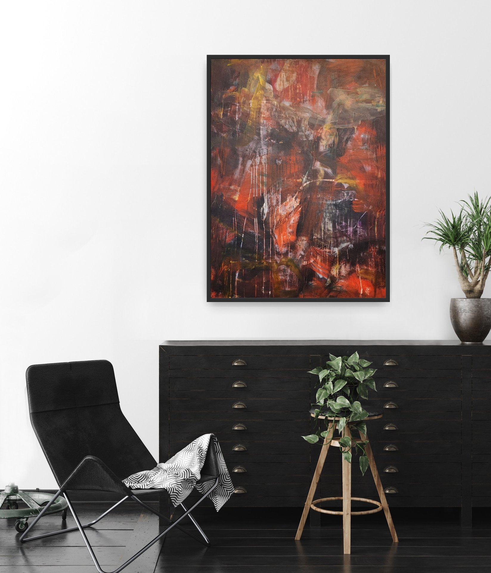 Embers After | 40" x 30"
