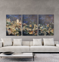 I, Phoenix | 90" x 40" x 1.5"