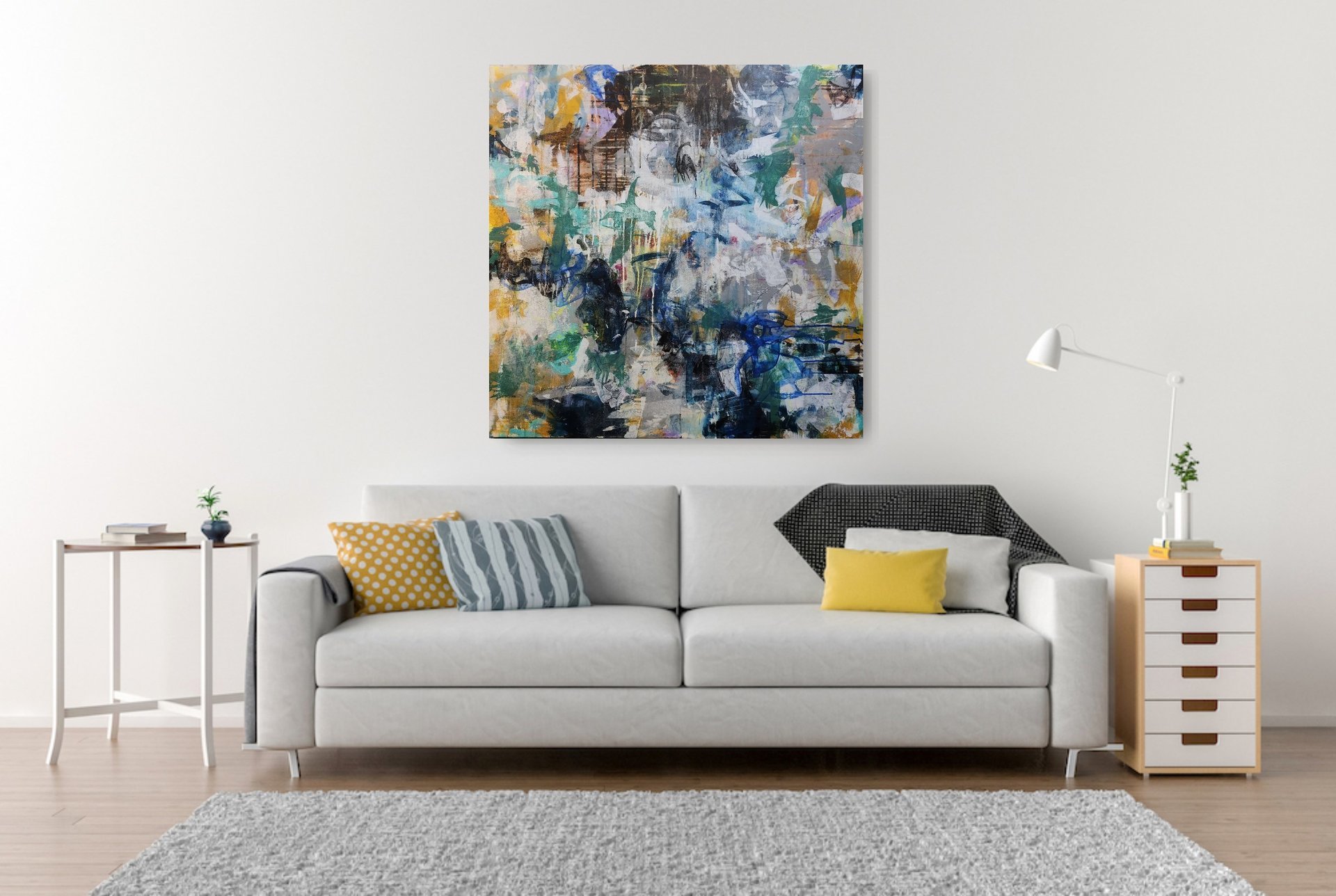 Never the Night | 36"x36"