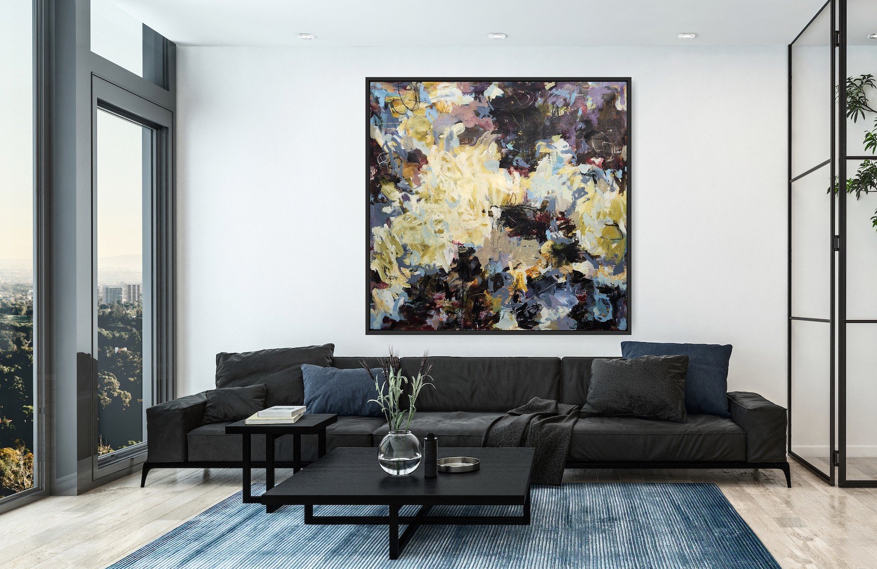 Rapt | 62"x64"