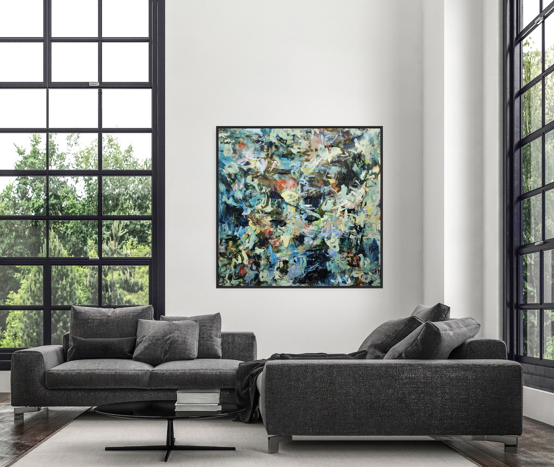 Easier Said Than Done | 62"x62"