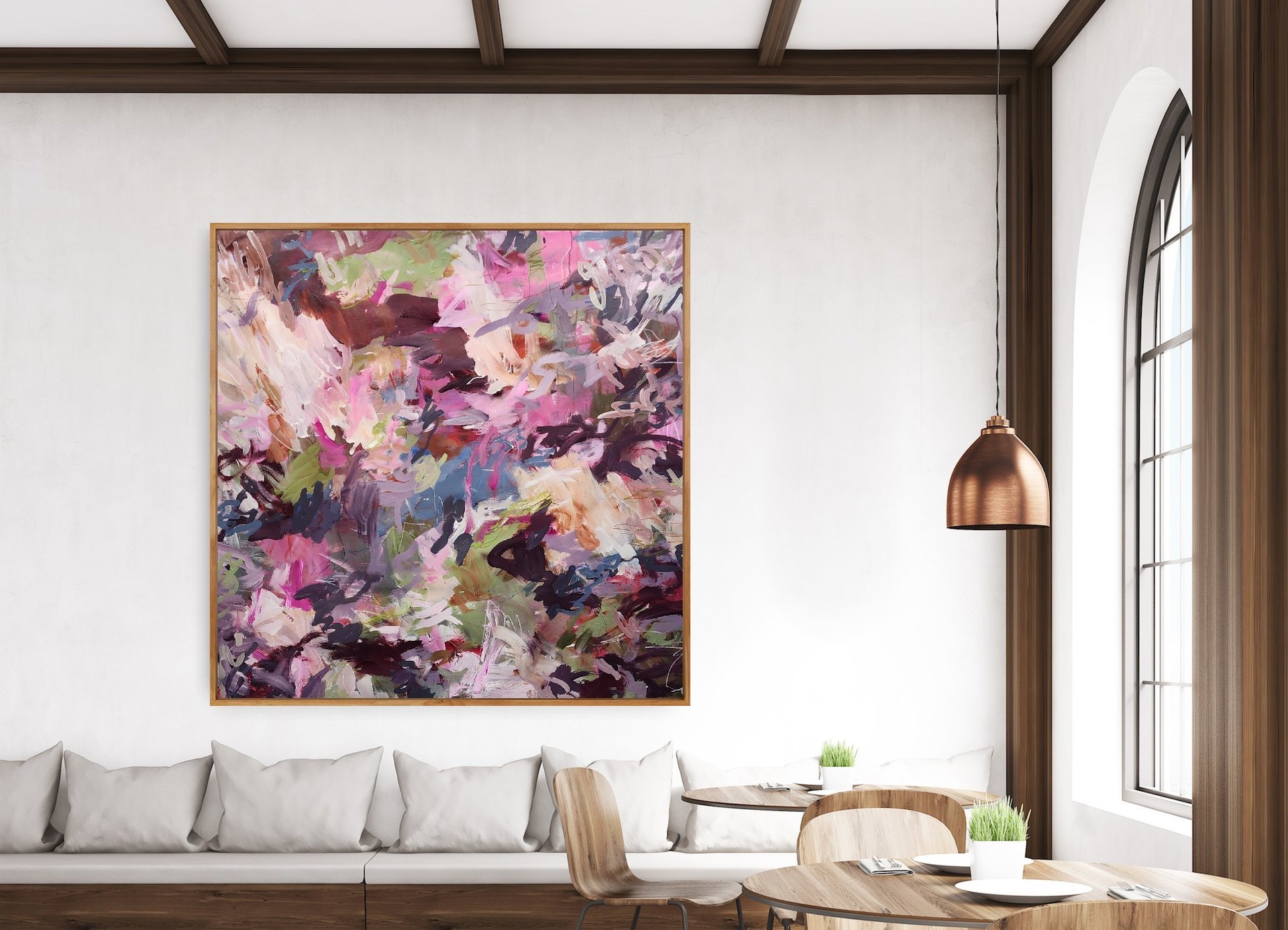 Relish and Rumble | 52" x 52"