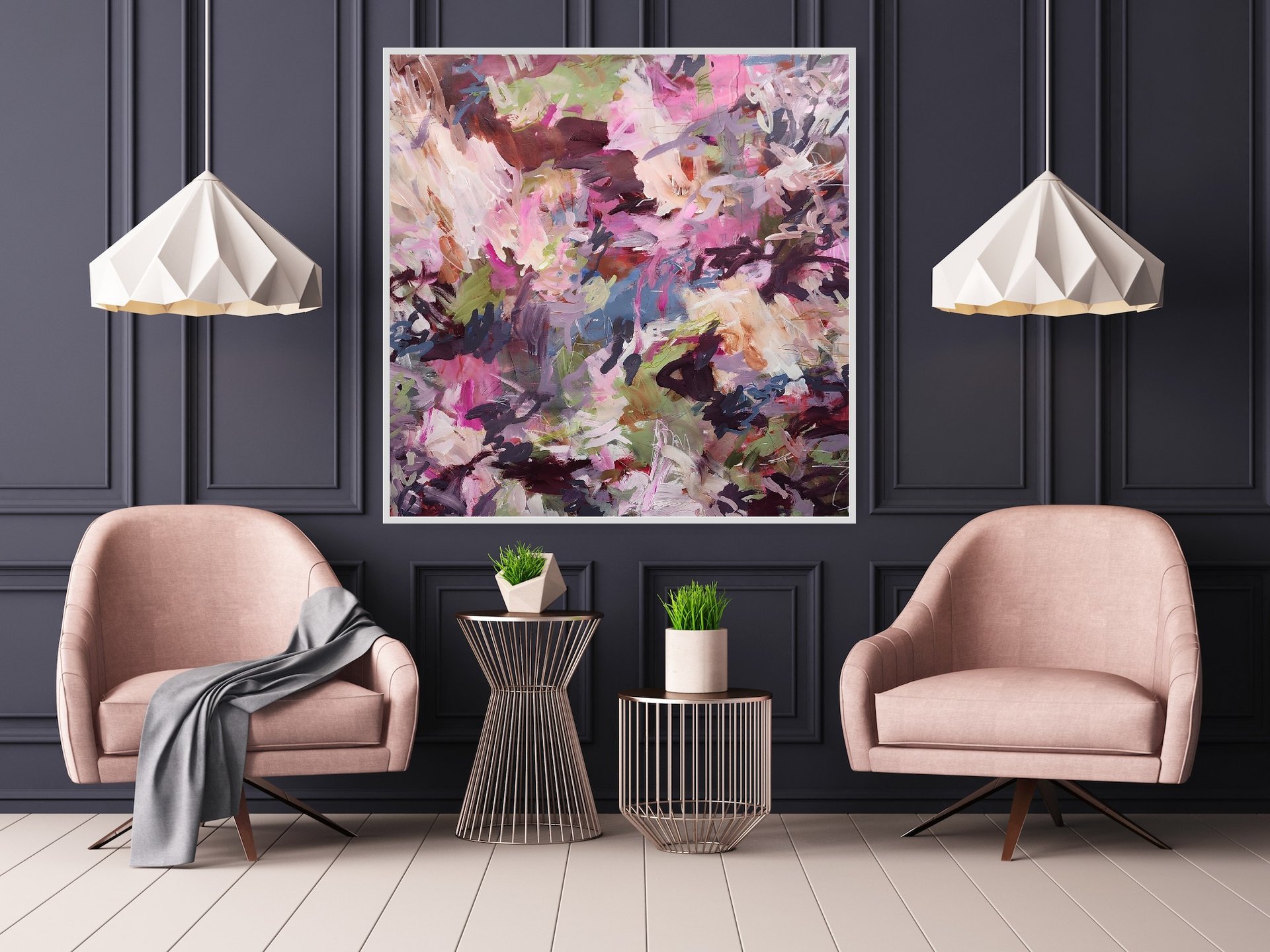 Relish and Rumble | 52" x 52"