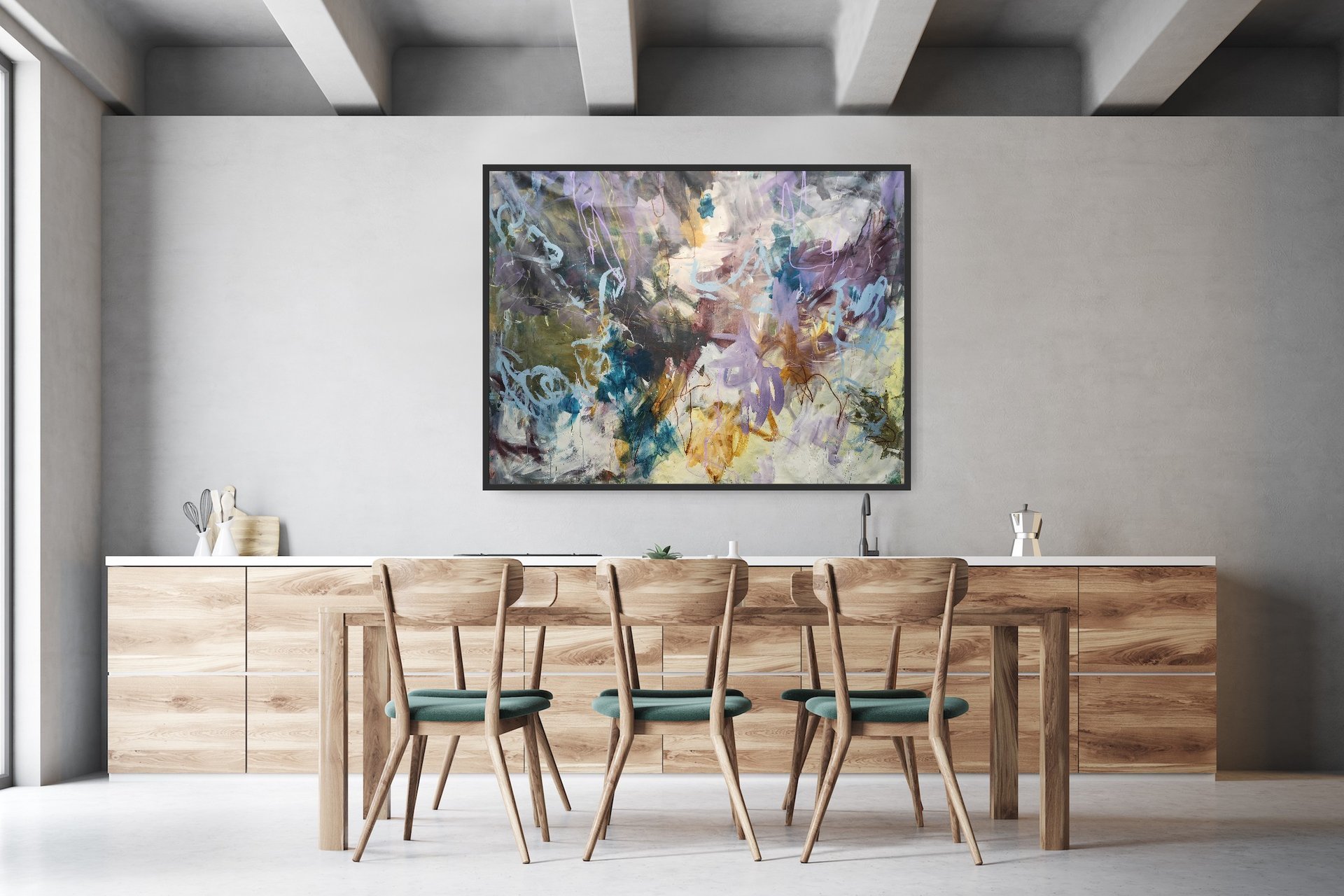 Words to the Wise | 56" x 60"