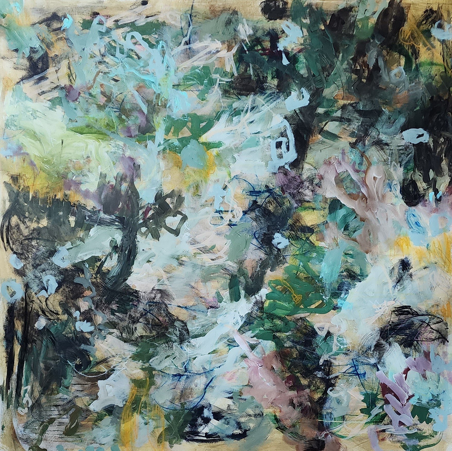 Fox and Found | 52" x 52"