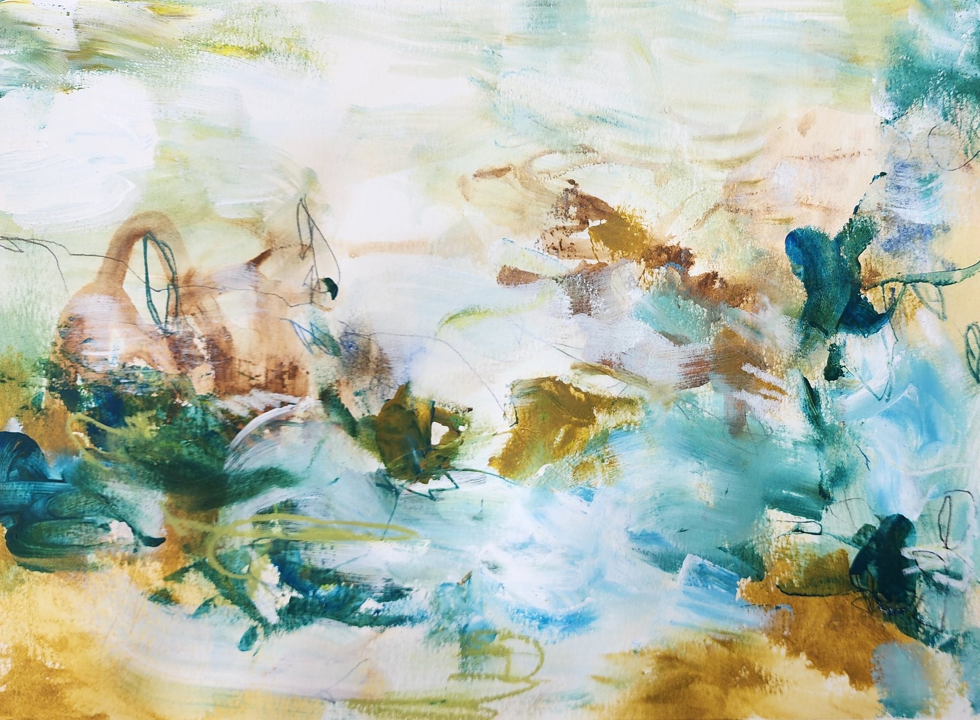 Middleground | 9"x12"