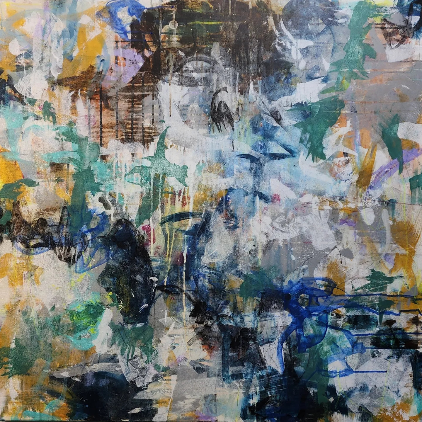 Never the Night | 36"x36"