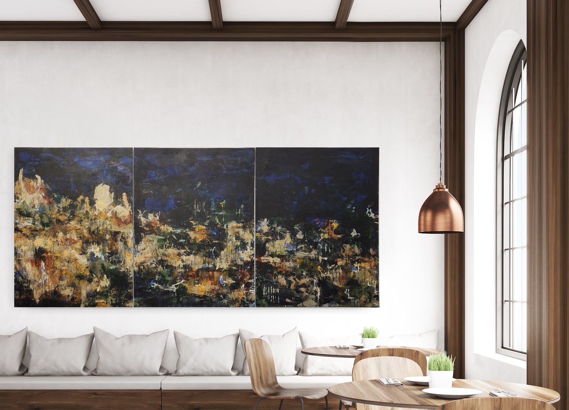 I, Phoenix | 90" x 40" x 1.5"