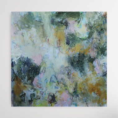 Fox Afoot | 52" x 52"